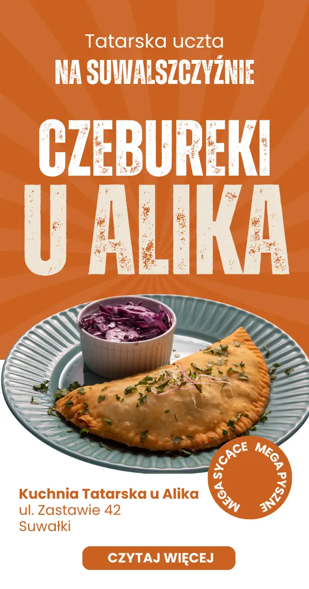 Czebureki reklama artykułu