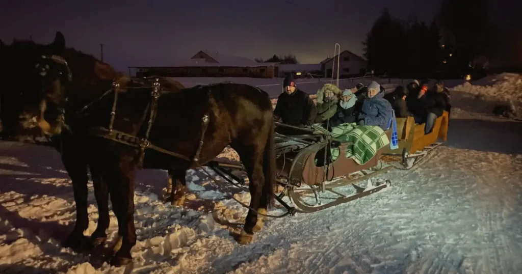 Zimowe atrakcje na Suwalszczyźnie. Agroturystyka Olzoja Polski Biegun Zimna